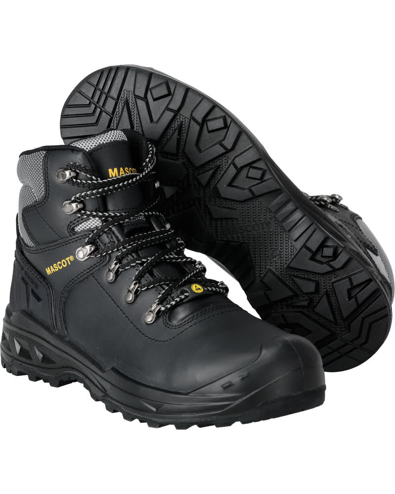 MASCOT® Elbrus – Botas de seguridad - negro/amarillo