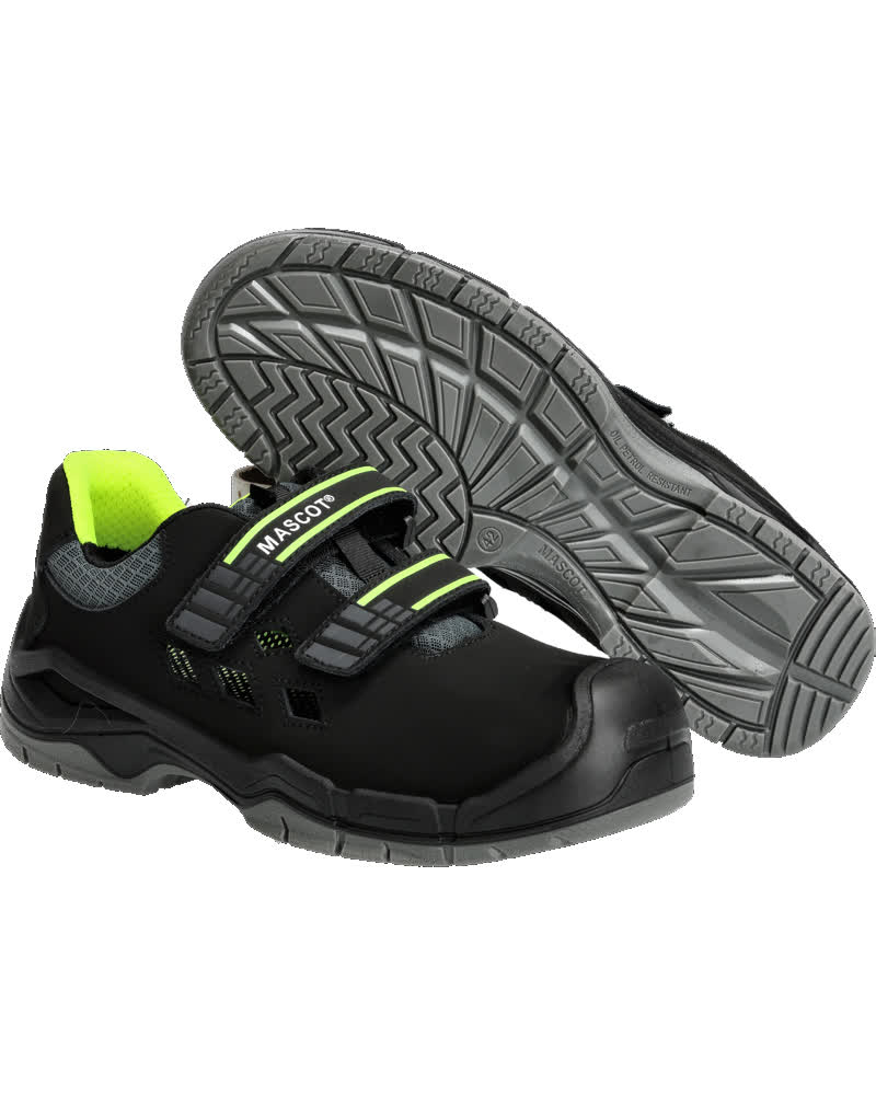 MASCOT® Alpamayo – Sandalias de seguridad - negro
