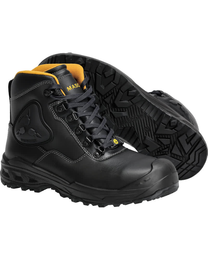 MASCOT® Batura Plus – Botas de seguridad - negro/amarillo