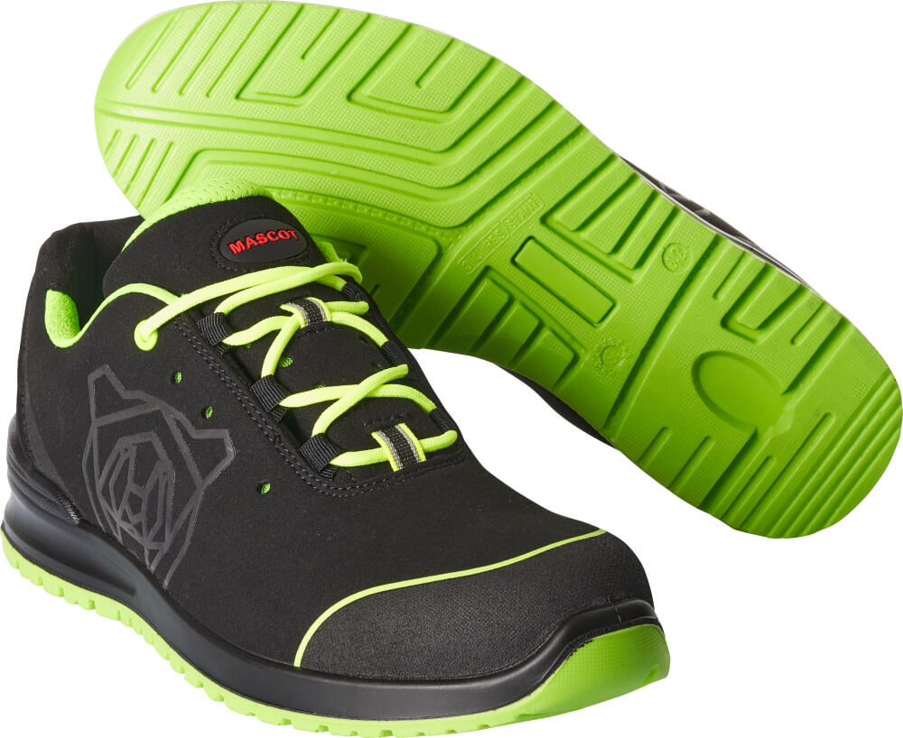 MASCOT® FOOTWEAR CLASSIC F0210-702 – Zapatos de seguridad - negro/verde lima