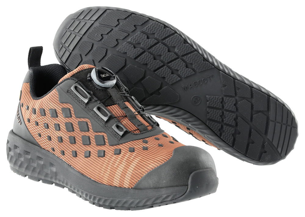 MASCOT® FOOTWEAR CUSTOMIZED F0650-704 – Zapatos de seguridad - marrón nuez/negro