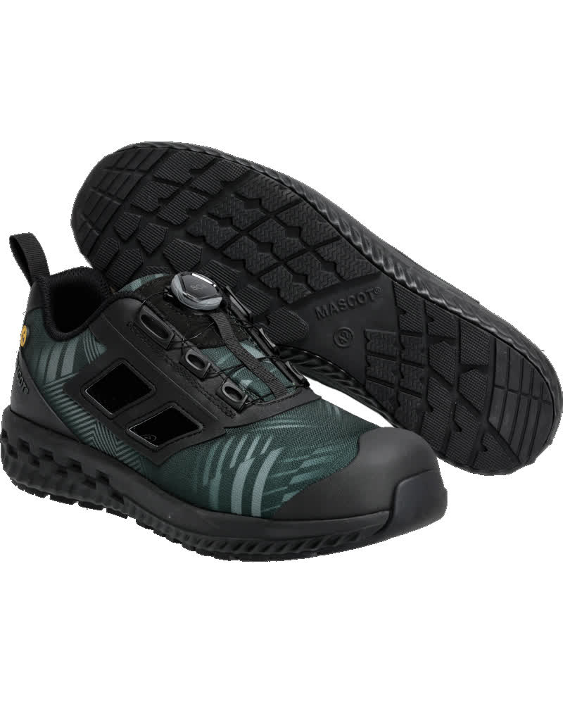 MASCOT® FOOTWEAR CUSTOMIZED F0651-704 – Sandalias de seguridad - verde bosque/negro