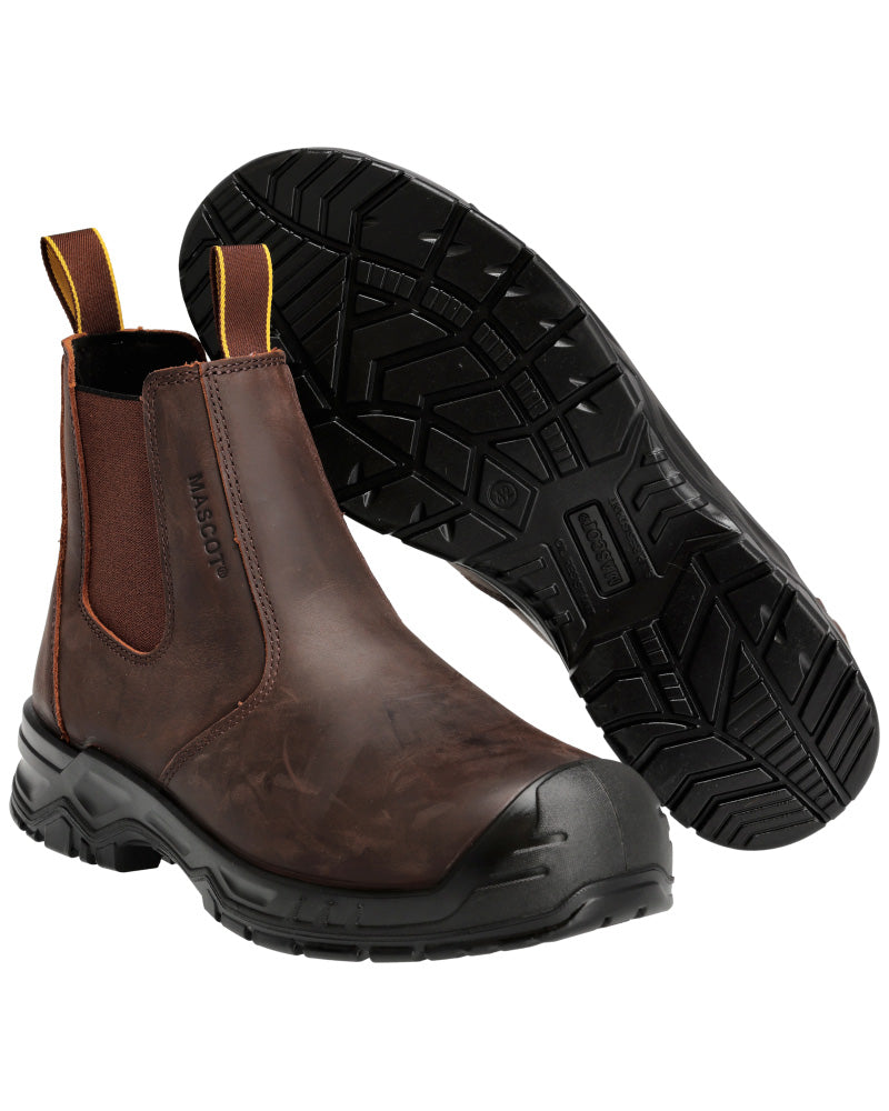 MASCOT® FOOTWEAR ORIGINALS F1000-715 – Botas de seguridad - marrón oscuro/negro