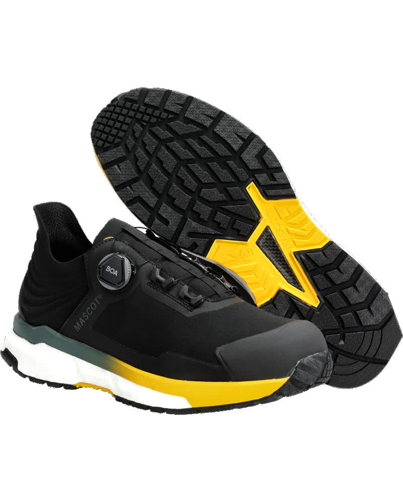 MASCOT® FOOTWEAR CUSTOMIZED F1680-704 – Zapatos de seguridad - negro/amarilla givasol