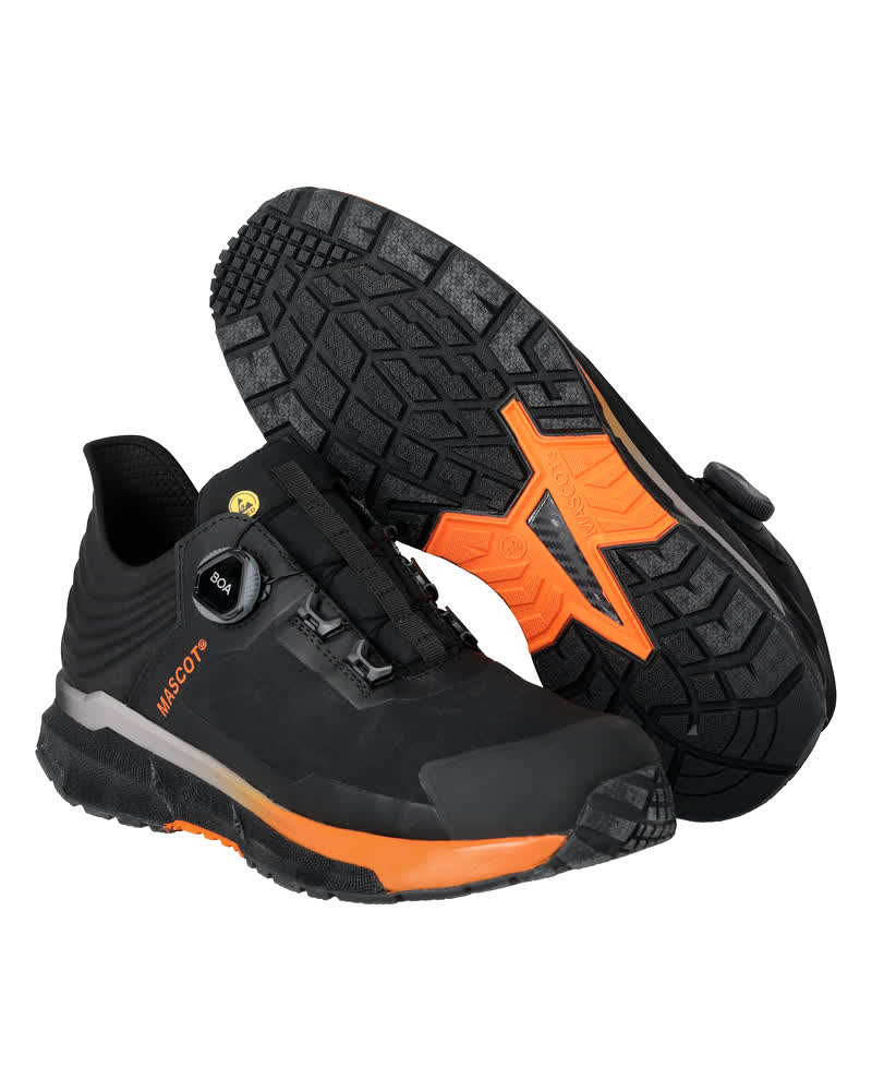 MASCOT® FOOTWEAR CUSTOMIZED F1680-704 – Zapatos de seguridad - negro/naranja brillante