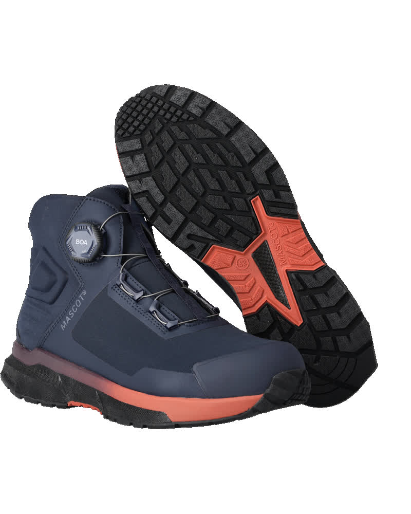 MASCOT® FOOTWEAR CUSTOMIZED F1681-704 – Botas de seguridad - azul marino/burdeos